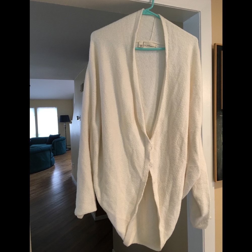 Pure dkny sweater cardigan
